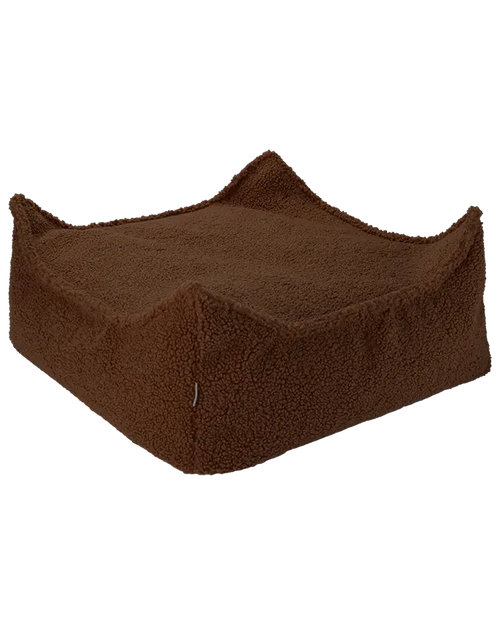 Square Ottoman Wigiwama cor Warm Hazel