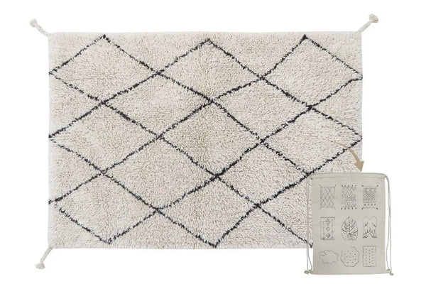 Tapete lavável mini berbere 70x100 – Lorena Canals