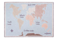 Tapete Vintage Mapa Mundo 140X200 – Lorena Canals