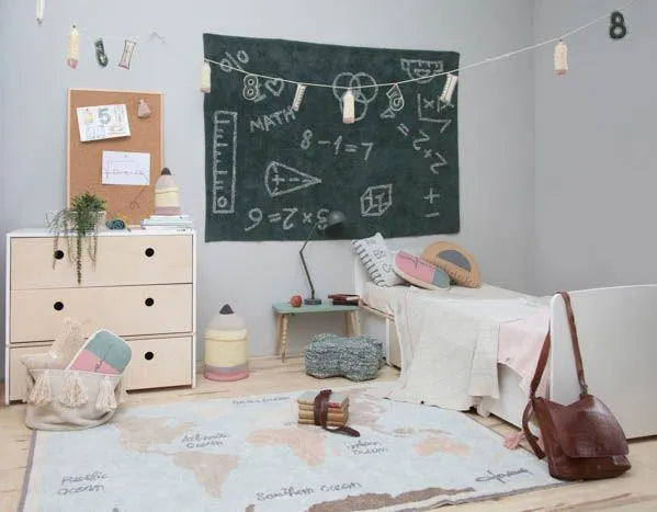 Tapete Vintage Mapa Mundo 140X200 – Lorena Canals – imagem 3