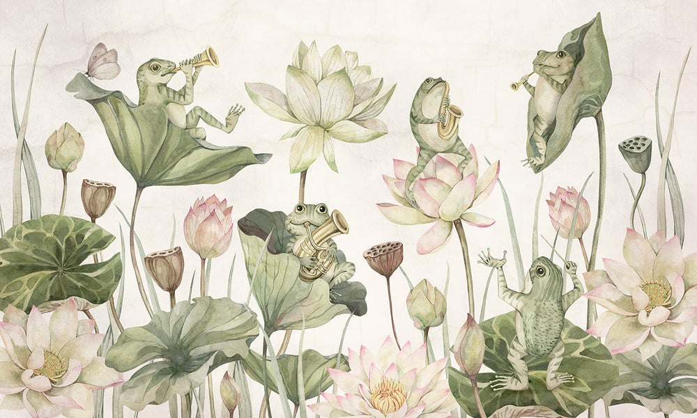 Mural Water Lily Orchestra | Kikki Belle – Kikki Belle