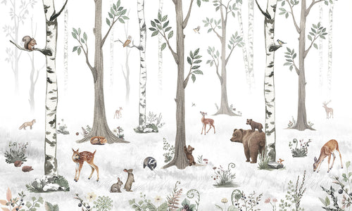 Mural White Forest | Kikki Belle – Kikki Belle