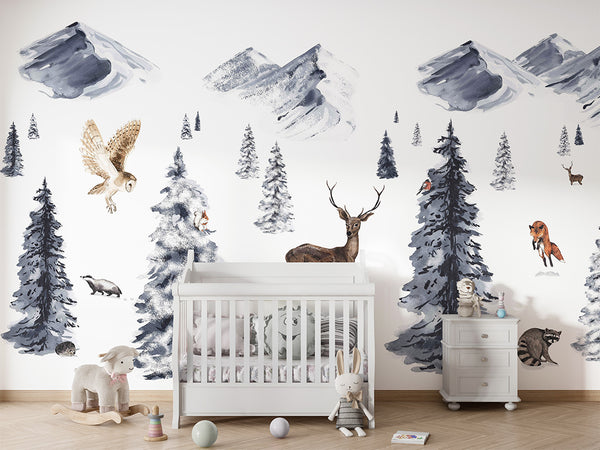 Mural Winter Wonderland | Kikki Belle – Kikki Belle – imagem 2