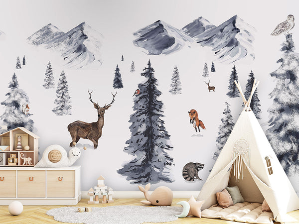 Mural Winter Wonderland | Kikki Belle – Kikki Belle – imagem 5