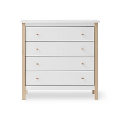 Cómoda Wood 4 gavetas – Oliver Furniture