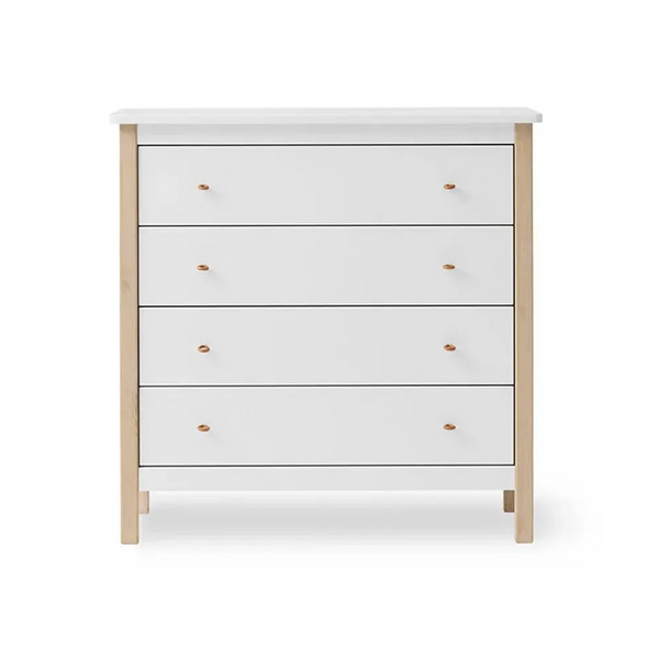 Cómoda Wood 4 gavetas – Oliver Furniture