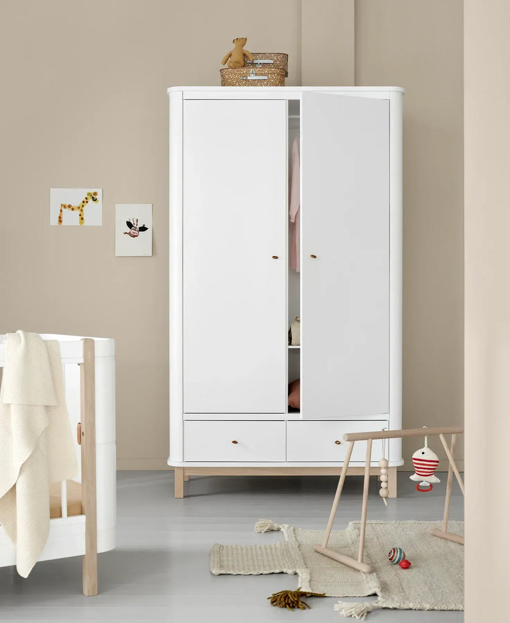 Armário Wood - 2 portas – Oliver Furniture