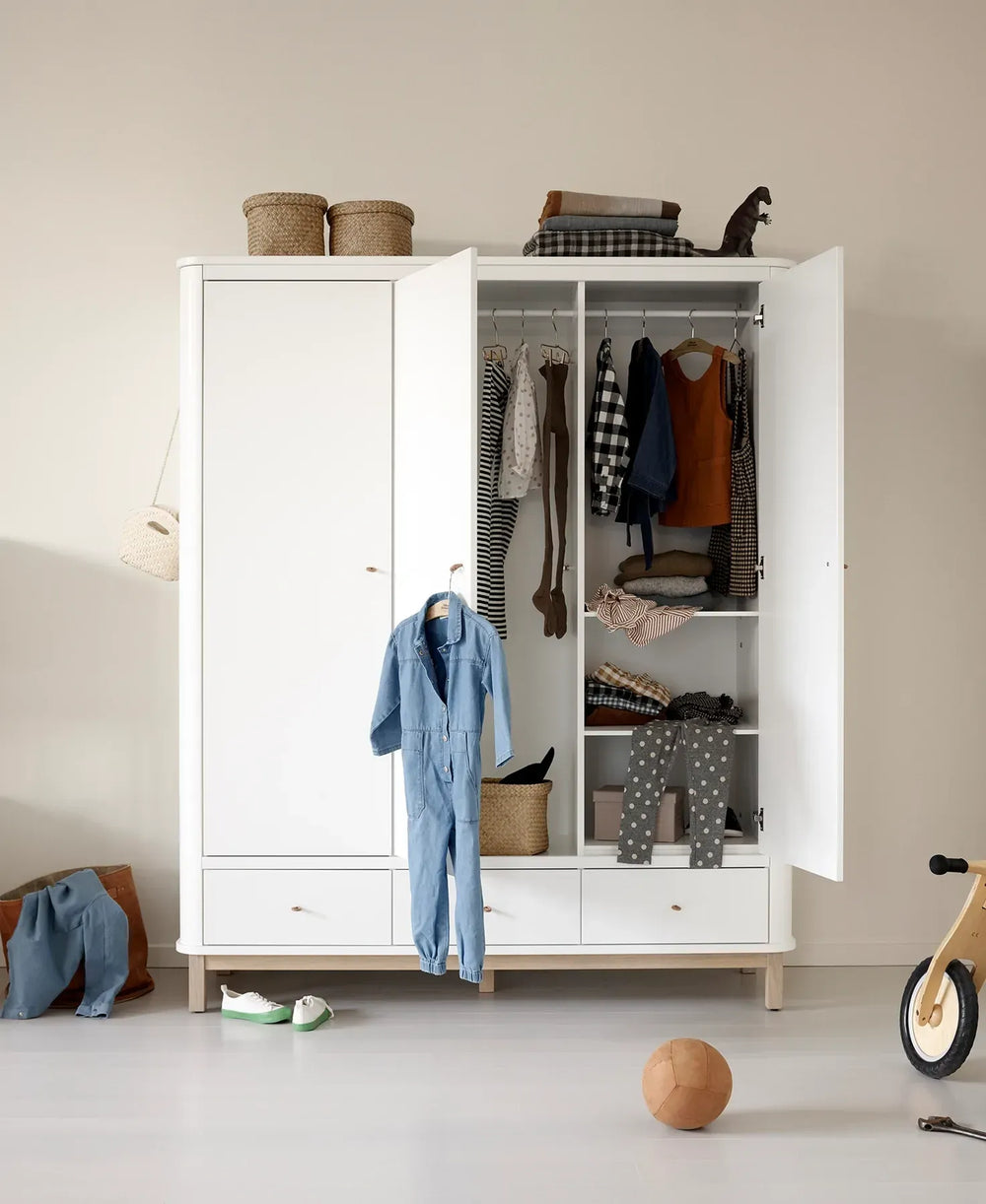 Armário Wood - 3 portas – Oliver Furniture