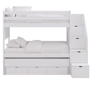 Beliche XL com cama gavetão amovível e escadas com arrumação – Muba – imagem 2