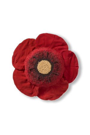 Almofada de chão Red Poppy da Lorena Canals — imagem principal