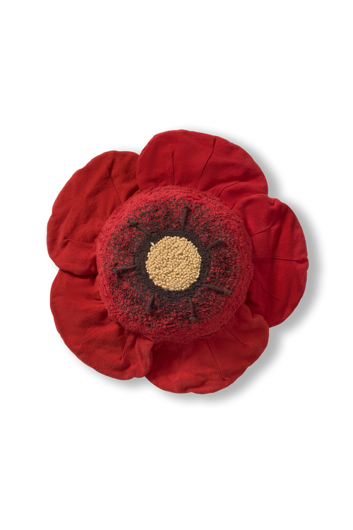 Almofada de chão Red Poppy da Lorena Canals — imagem principal