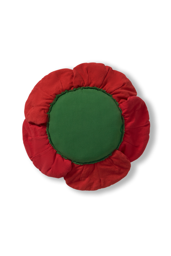 Almofada de chão Red Poppy da Lorena Canals — fotografia 8