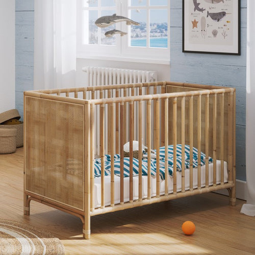 Cama de Bebé Némo em Rotim 60x120 cm - imagem principal | Théo Bébé