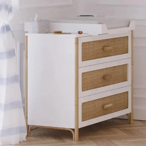 Cómoda Océania Neige com changing box - Théo Bébé