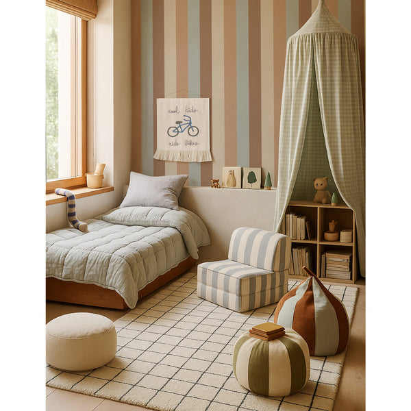 Papel de Parede Stripes four natural – Dekornik – imagem 2