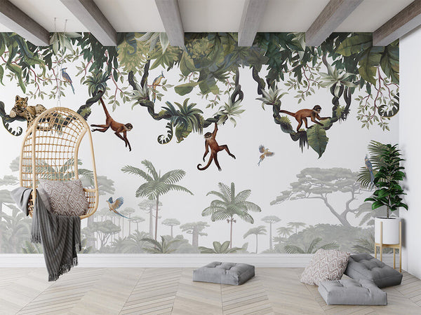 Mural Cheeky Monkeys – Kikki Belle – imagem 2