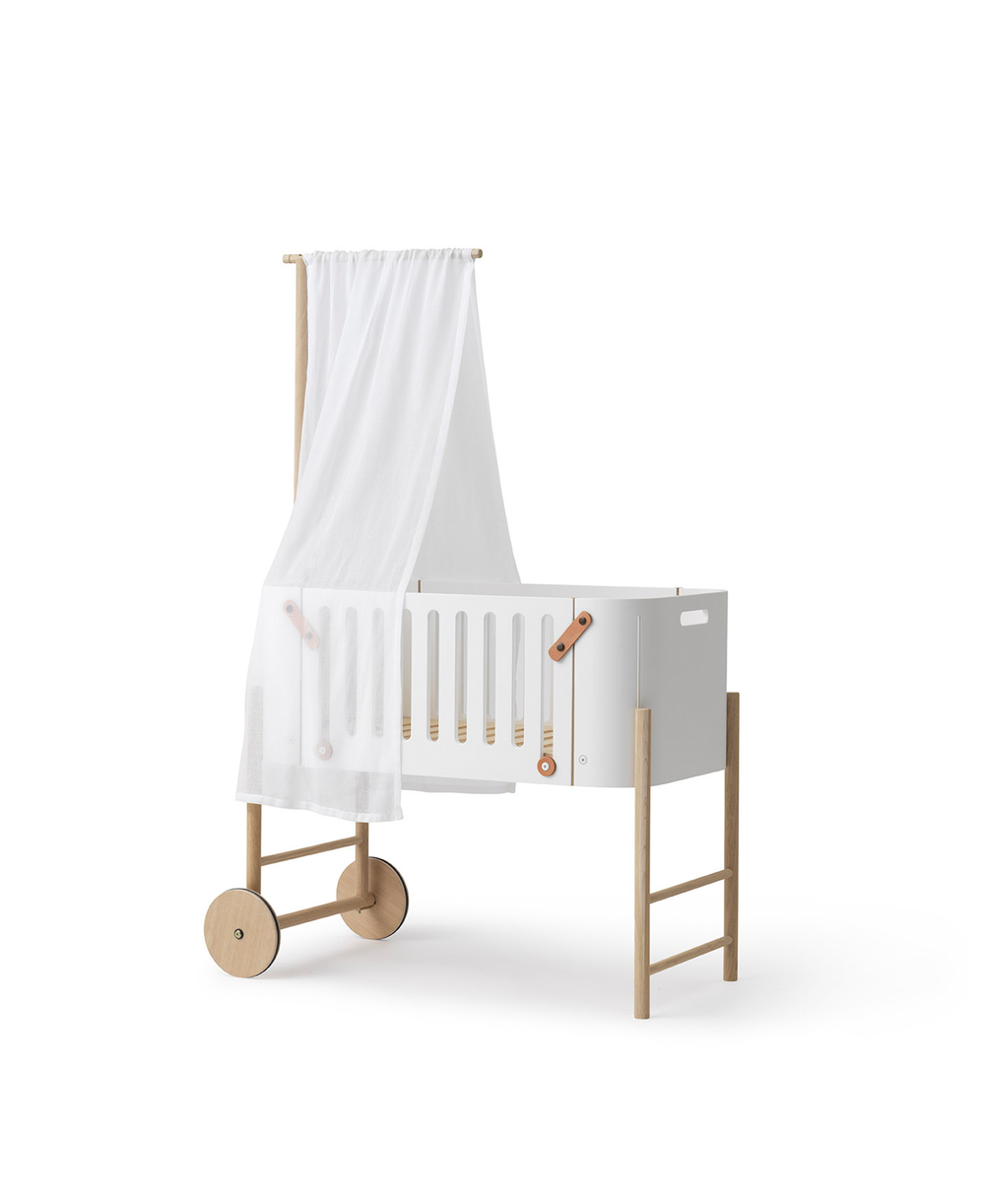 Dossel Wood Co-sleeper — Branco — Oliver Furniture