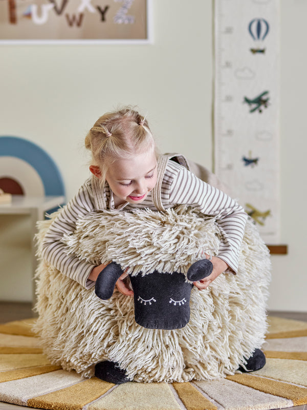 Dolly Pufe - Branco | Bloomingville MINI – imagem 3