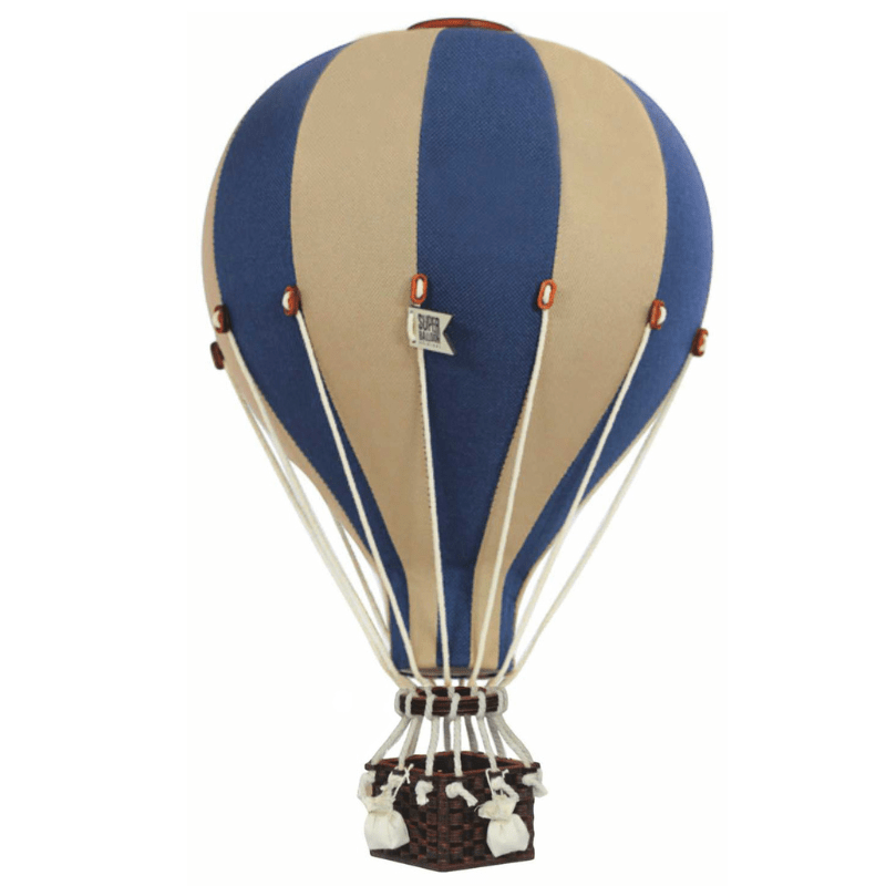 Balão Decorativo Azul Escuro/Beige- L Super Balloon - decoração infantil