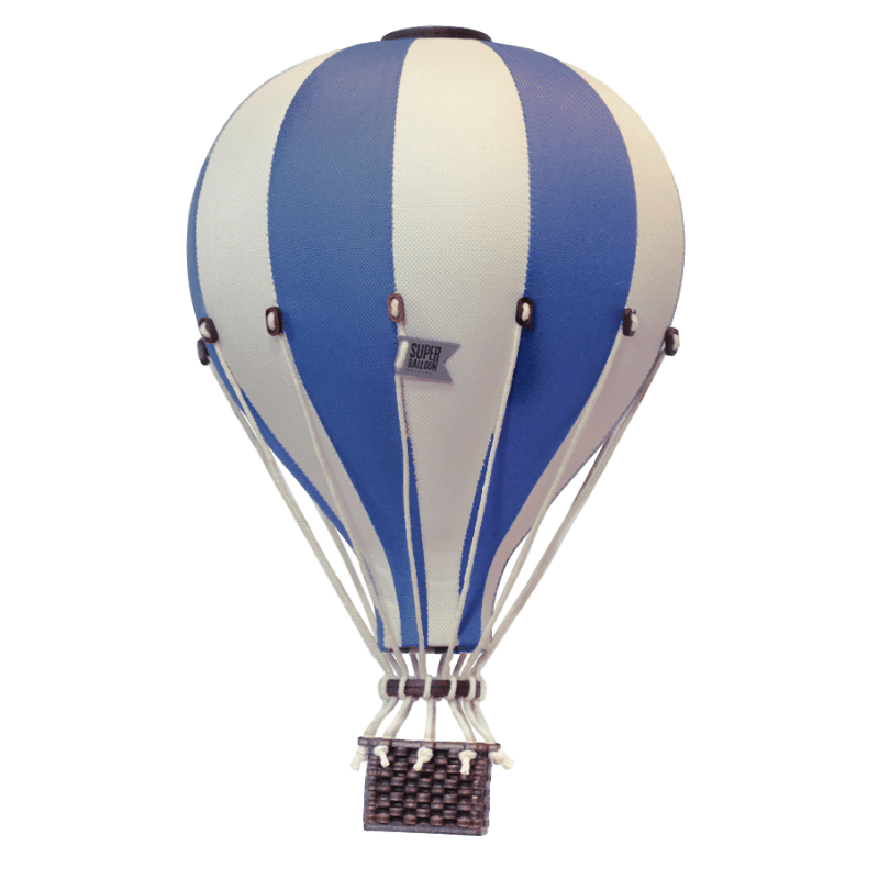 Balão Decorativo Azul Indigo/Cru-M Super Balloon - decoração infantil