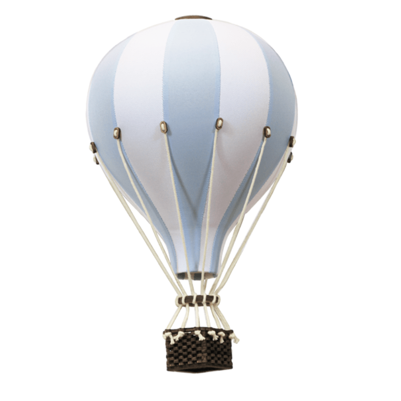 Balão Decorativo Azul Claro/Branco-M Super Balloon - decoração infantil