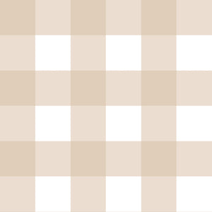 Papel de Parede Check Classic Beige – Dekornik – imagem 1