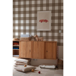 Papel de Parede Check Classic Brown – Dekornik – imagem 3