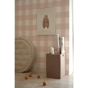 Papel de Parede Check Classic Pink – Dekornik – imagem 2