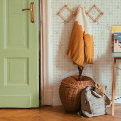Papel de Parede Ducks on Check Green – Dekornik – imagem 1