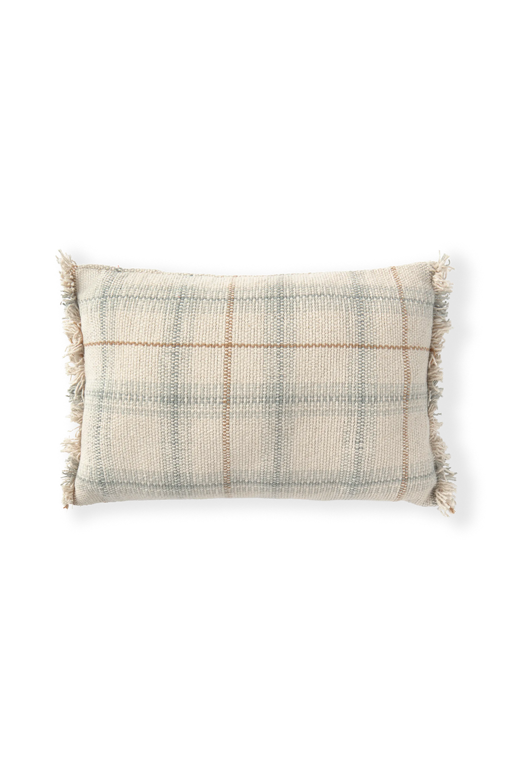 Almofada Tartan Azul Sálvia — Lorena Canals