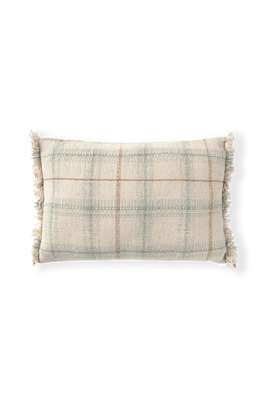 Almofada Tartan Azul Sálvia — Lorena Canals