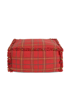 Pufe Tartan Maple Red — Lorena Canals