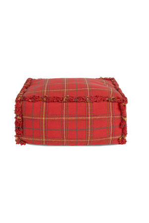 Pufe Tartan Maple Red — Lorena Canals