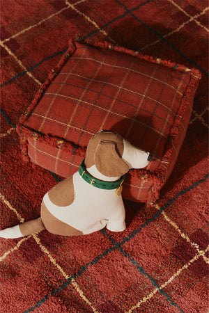 Pufe Tartan Maple Red — Lorena Canals