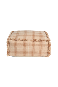 Pufe Tartan Rosa — Lorena Canals