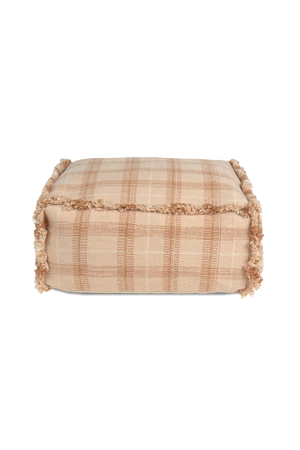 Pufe Tartan Rosa — Lorena Canals
