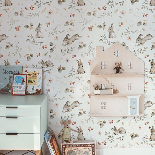 Papel de Parede Happy Rabbits – Dekornik – imagem 2