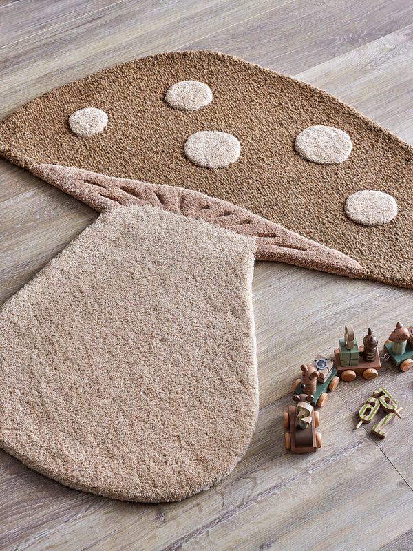 Mushroom Tapete - Castanho | Bloomingville MINI – imagem 3