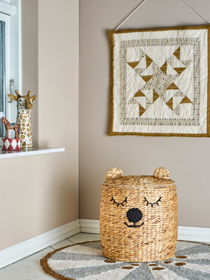 Dolma Cesto com Tampa - Natural | Bloomingville MINI – imagem 6
