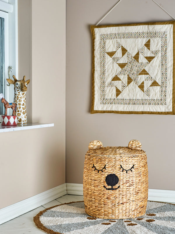 Dolma Cesto com Tampa - Natural | Bloomingville MINI – imagem 6