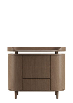 Cómoda KAI — Smoked Oak — detalhe 6