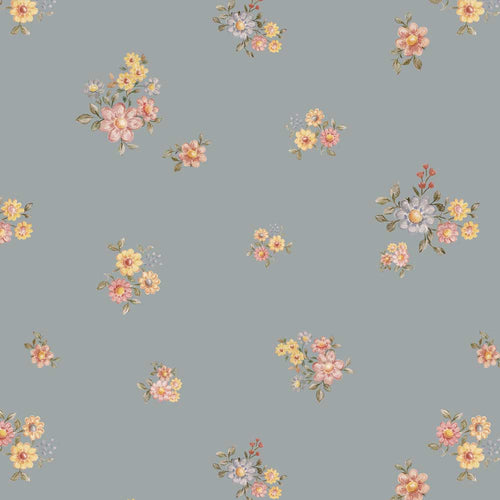 Papel de Parede Flowers minimini Dark – Dekornik – imagem 1