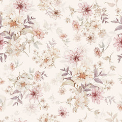 Papel de Parede Flowers with violet – Dekornik – imagem 1