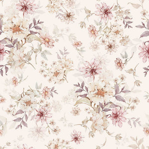 Papel de Parede Flowers with violet – Dekornik – imagem 1
