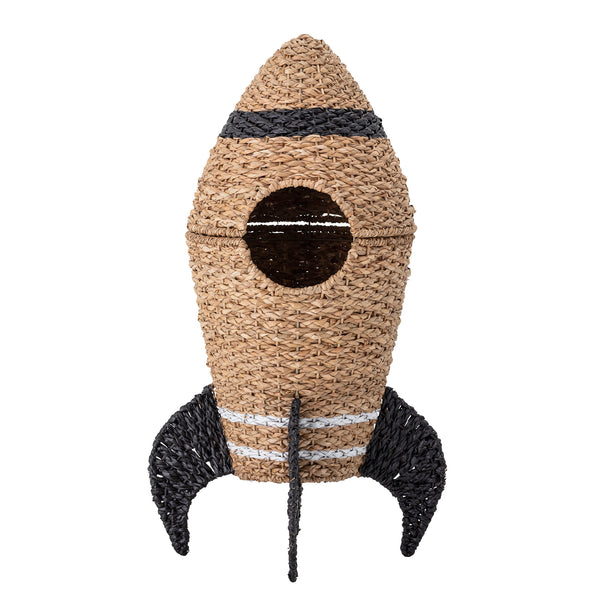 Cosmina Cesto com Tampa - Natural | Bloomingville MINI – imagem 2