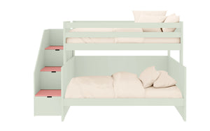 Beliche com Escadas de Arrumação e Cama Extra – Muba Design