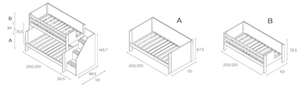 Beliche com Escadas de Arrumação e Cama Extra – Muba Design – imagem 3