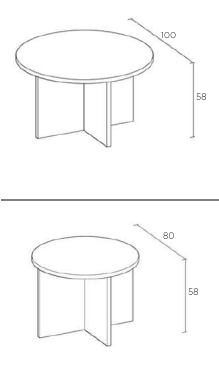 Mesa de Brincar Redonda – Muba Design – imagem 3