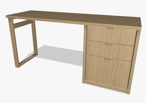 Secretária com Gavetas – Muba Design – imagem 8