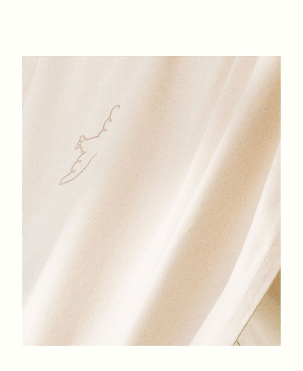 Dossel Bordado para Cama Casa Wood Mini+ — Natural — Oliver Furniture